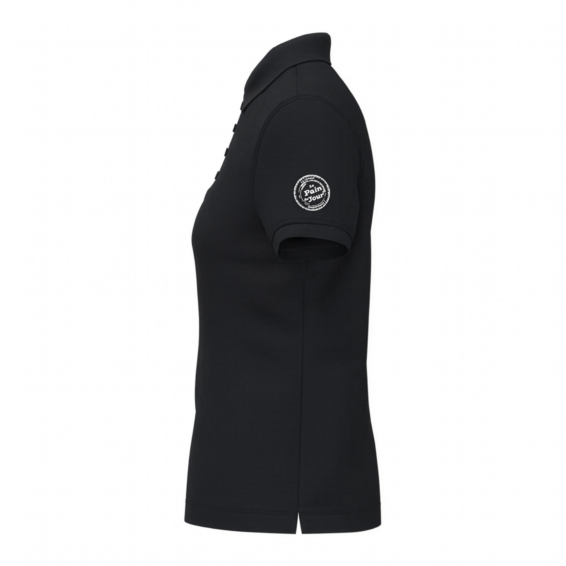Polo_femme_NOIR_K255_MANCHE